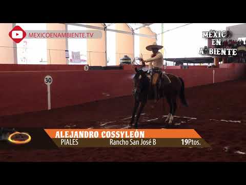 EXCELENCIA CHARRA 2019 FINAL PIALES  ALEJANDRO COSSYLEON DE "RANCHO SAN JOSÉ B"