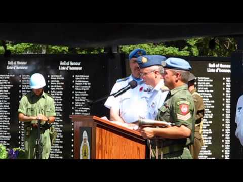 National Peacekeepers Day Parade 2015 Angus