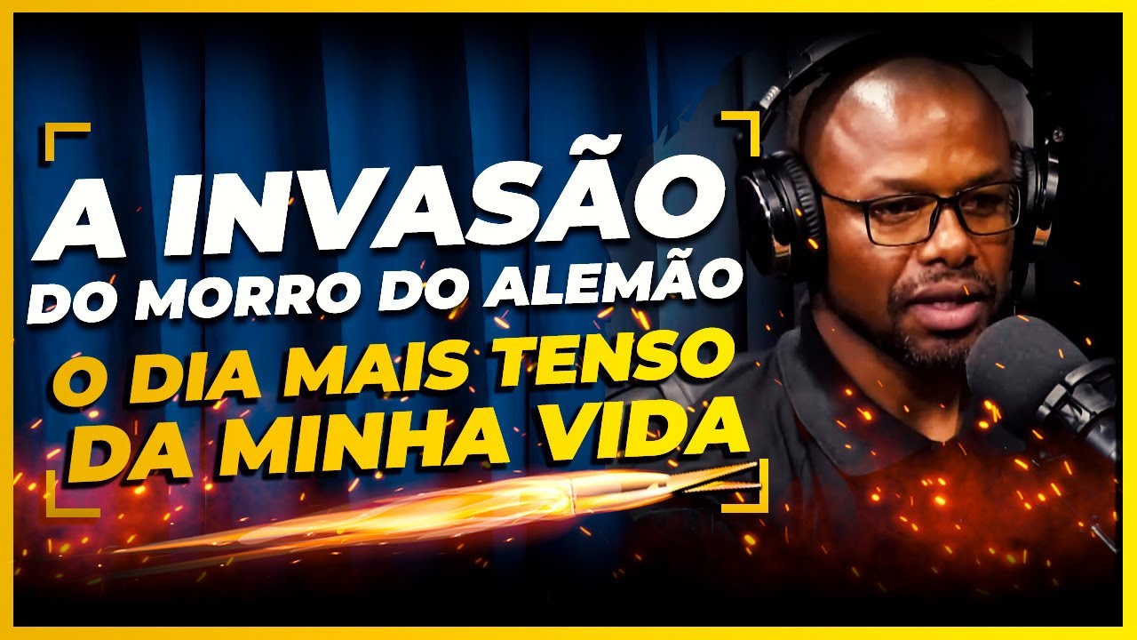 MINHA PRIMEIRA EXPERIÊNCIA NO MORRO DO ALEMÃO - Convidado SGT Wallace do BOPE - Evandro Guedes