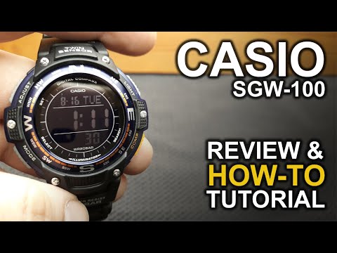 Casio SGW-100 - Review & Detailed How-To Tutorial on module 3157