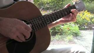 Blues In My Fingers - Lonnie Johnson instrumental on a 10-string guitar