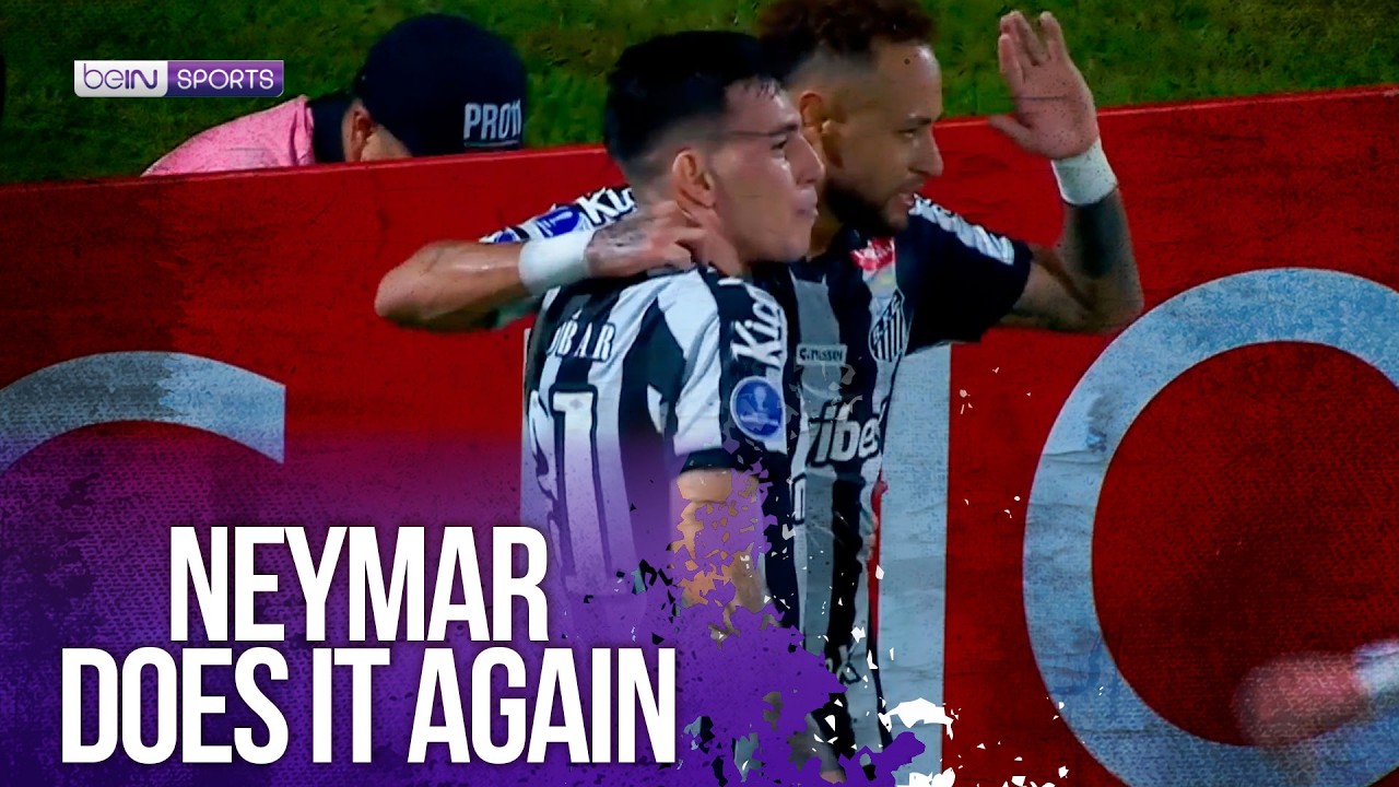 Neymar Finishes Brilliant Team Play for Santos FC in Copa Sudamericana | beIN SPORTS USA
