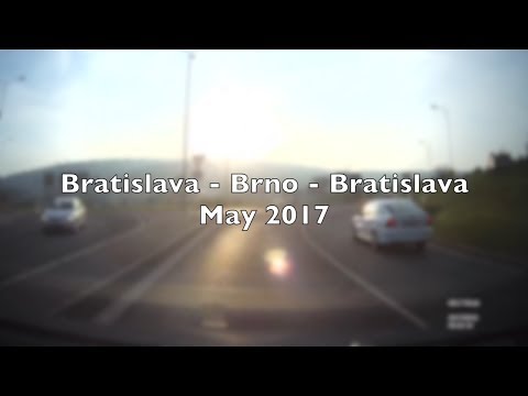 #2 Timelapse Slovakia & Czech Highway (Bratislava - Brno - Bratislava) May 2017
