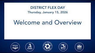 Spring 2026 Flex Day: Welcome and Overview