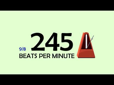 245 BPM 9/8 Metronome