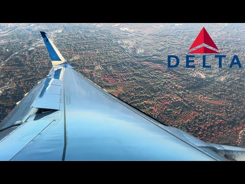 Delta Airlines A321-200 Crisp Fall Morning Arrival in ATL | N126DN