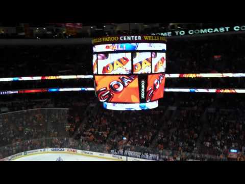 Flyers vs. Lightning 3/26/12 Goal 3