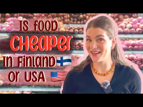 How Expensive Is Finland Really? Grocery Prices Compared to the USA 🇫🇮 vs 🇺🇸 2025