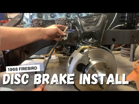 1968 Firebird disc brake upgrade install and part identification