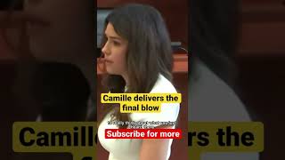 Camille delivers the final blow #camillevasquez #shorts #youtubeshorts #amberheard #johnnydepp