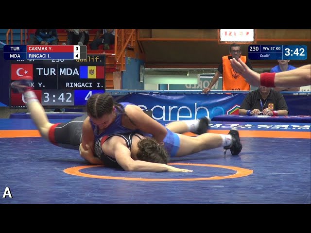 204 | 230 | Cadets WW 57kg | Qualif. | CAKMAK Yagmur (TUR) | RINGACI Irina (MDA)