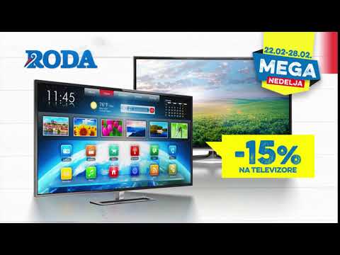 Roda I Mega nedelja -15% popusta na televizore 22.02 - 28.02.2019.