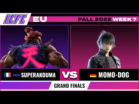 Super Akouma (Akuma) vs Momo-dog (Noctis) Grand Finals - ICFC EU Tekken 7 Fall 2022 Week 7