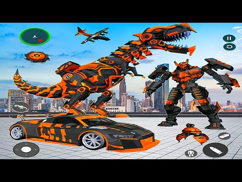 Dino Robot Multi Transform Car Game 2023: Phantom Samurai Robot #2 - Android iOS Gameplay