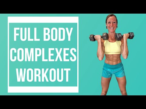 30 MINUTE FULL BODY COMPLEXES WORKOUT WITH DUMBBELLS | AT HOME