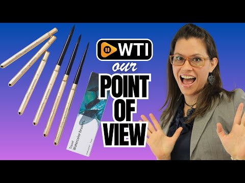 Watercolor Paint Brushes - WTI product video review