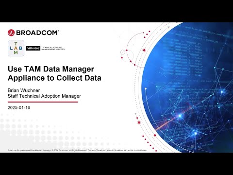 TAM Lab - Nano - Use TAM Data Manager Appliance to Collect Data