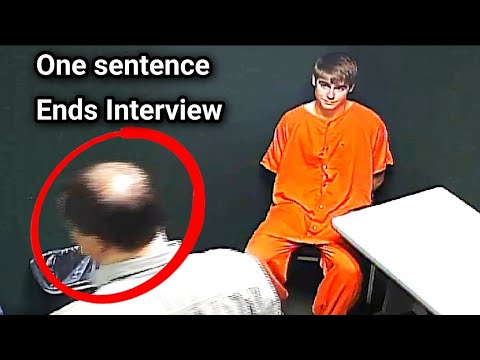 Detective Leaves the Interview after He Realizes the Suspect is Insane