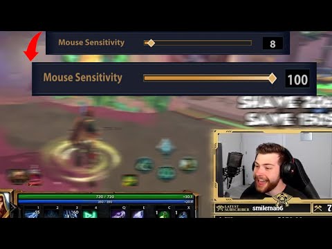 I WAS PAID TO RAISE MY MOUSES DPI AND SENSITIVITY TO MAX ON ULLR - Masters Ranked Duel - SMITE