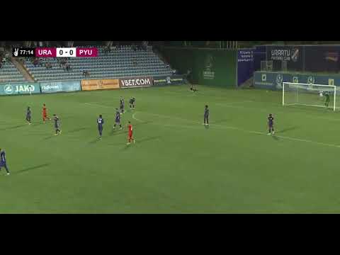 Urartu - Pyunik. Artak Yedigaryan's goal