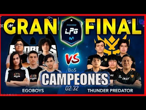 THUNDER PREDATOR VS EGOBOYS BO5 [GAME 3] FINAL LIGA PRO GAMING  LPG CAMPEONES!
