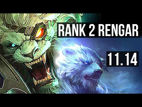 RENGAR vs VOLIBEAR (JUNGLE) | Rank 2 Rengar, 7 solo kills, Dominating | BR Challenger | v11.14