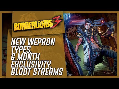 BORDERLANDS 3: New Weapon Types, 6 Month Epic Exclusivity, & Individual Loot Streams!