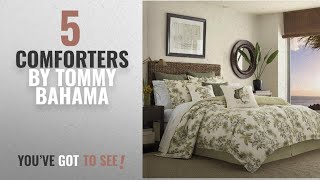 Top 10 Tommy Bahama Comforters [2018]: Tommy Bahama Nador Comforter Set, King, Beige