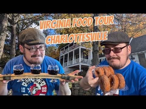 EPIC FOOD TOUR - The Best FOOD In Charlottesville Virginia