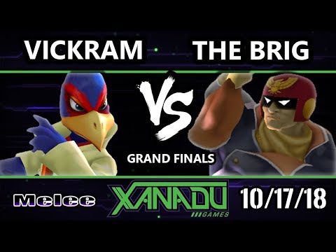 S@X 272 SSBM -  Vickram (Falco) Vs.  The Brig [L] (Captain Falcon) - Smash Melee Grand Finals