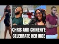 CHINENYE NNEBE AND CHRIS OKAGBUE CELEBRATES HER RIDE IN NEW POST😀❤️