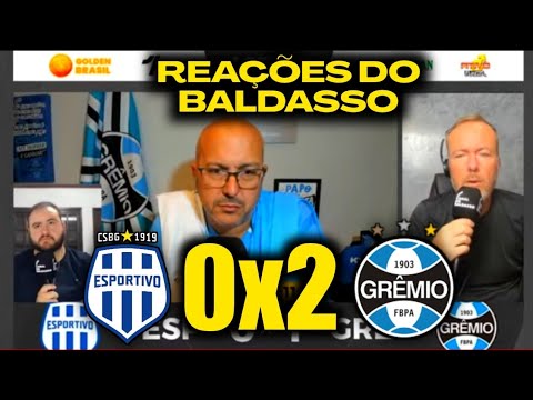REAÇÕES DO BALDASSO NA VITÓRIA DO GRÊMIO| ESPORTIVO 0X2 GRÊMIO [GAUCHÃO 2023]