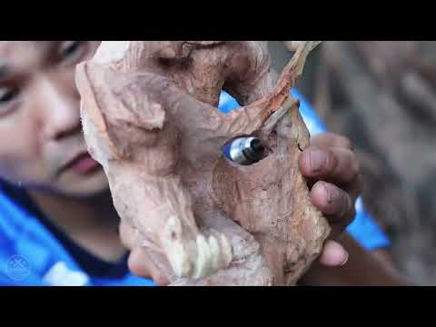 Wood Carving Venom vs Spider Man | NK Woodart | Woodworking Art.