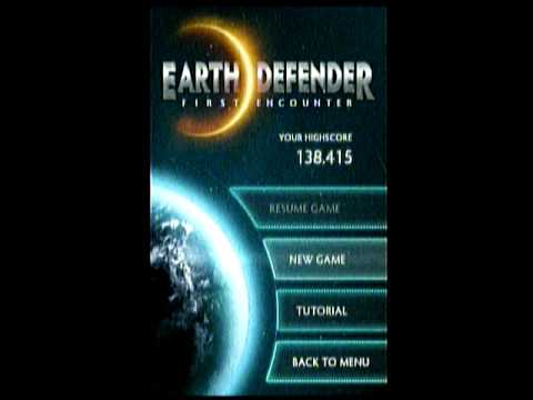 Earth Defender iPhone/iPod Gameplay Video - The Game Trail
