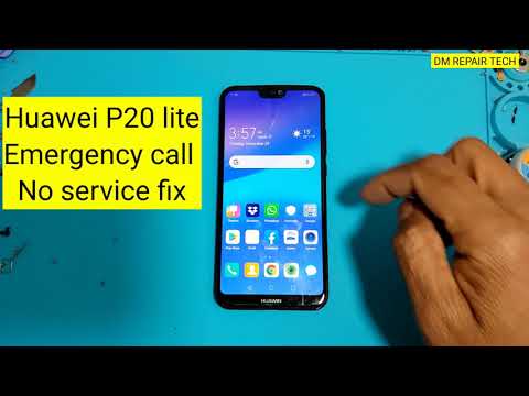 Huawei P20 lite emergency calls only no service Solution after water damage or poll down - DM REPAIR