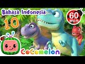 Sepuluh Dino Kecil CoComelon Bahasa Indonesia Lagu Anak Anak Nursery Rhymes