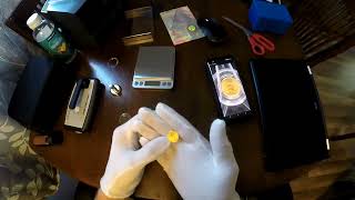 eBay auction win 1/10oz American Gold Eagle mint condition... or not Sigma PMV Pro Mini tested