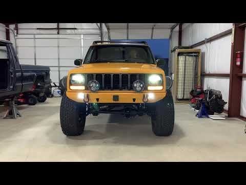 1998 Jeep Cherokee LED Light Test