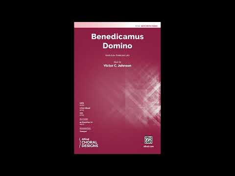 Benedicamus Domino (SATB), by Victor C. Johnson – Score & Sound