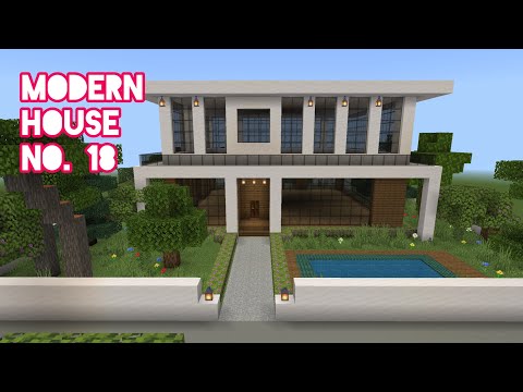 Build EPIC modern house in Minecraft! 🐺🏠