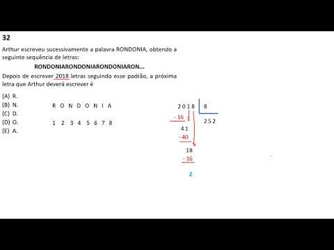 Concurso FGV Q.32 - ALRO 2018 - Assistente Legislativo
