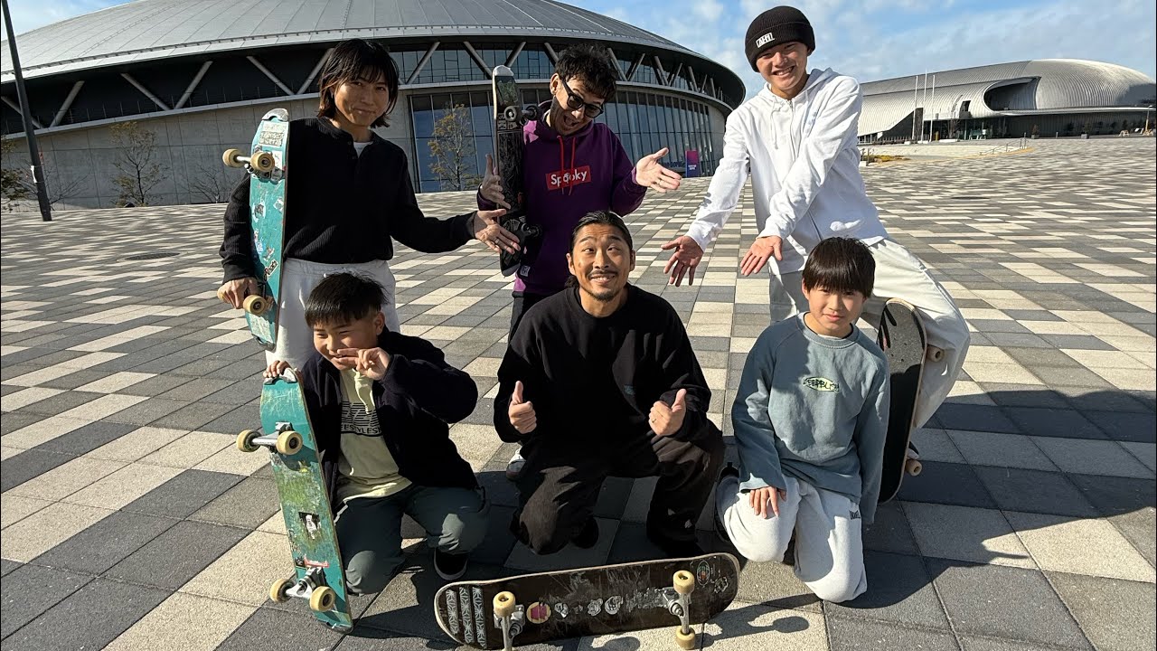 スケボー初心者の方にオススメ!!千葉県で2025年まったり滑り納め!!