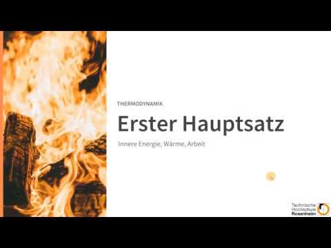 Erster Hauptsatz der Thermodynamik (1, Einzelsysteme)