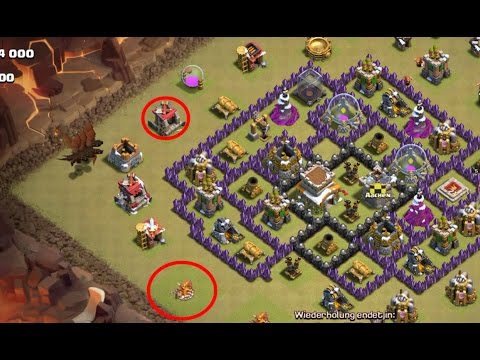 Clash of Clans Drachenangriff | CoC Drachen Taktik | CoC Drachen Tunneling | Clan War