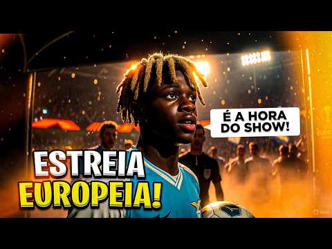 A PRIMEIRA NOITE EUROPEIA DO CRAQUE! ESTREIA NA EUROPA LEAGUE! | PES 2025 EP 22