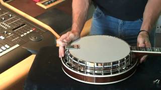 Banjo build/set-up Part 4 Johnny Butten and Recording King