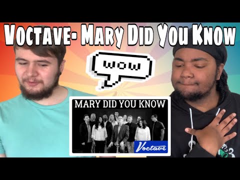 Mary, Did You Know - Voctave feat. Mark Lowry REACTION