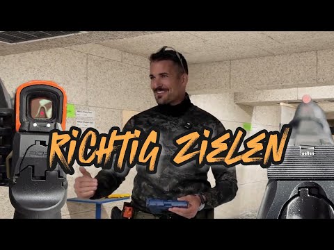 Red dot sight or open sights? How to aim correctly #handguntraining