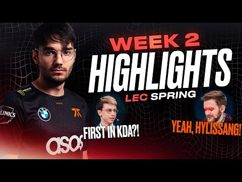 HYLISSANG 1ST IN KDA?! | LEC Highlights Spring 2022 Week 2