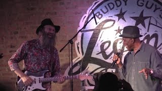 Buddy Guy joining Lazer during Lloyd's headlining set at Buddy Guys own club "Legends"